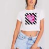 Peppa Pig x OFF White Collab Logo Crop Top Shirt