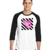 Peppa Pig x OFF White Collab Logo Raglan Tee