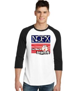 Retro NOFX The War On Errorism Raglan Tee