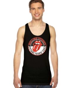 Retro Rolling Stones Established 1962 Tank Top