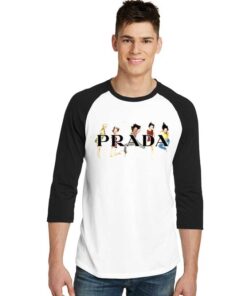 Retro Spice Girls Band Prada Raglan Tee