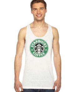 Starbucks Coffee Cafe Logo Tank Top