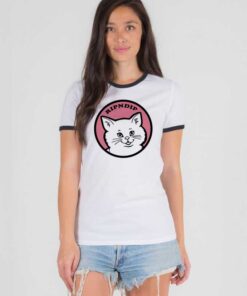 Stop Being A Pussy RipNDip Logo Ringer Tee
