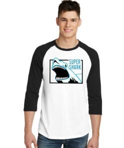 Super Shark Blondie Band Raglan Tee