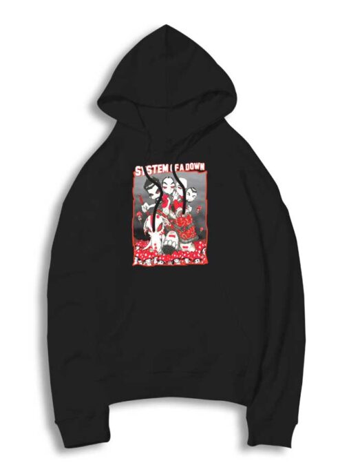 System Of A Down Cartoon Style Hoodie