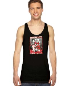 System Of A Down Cartoon Style Tank Top