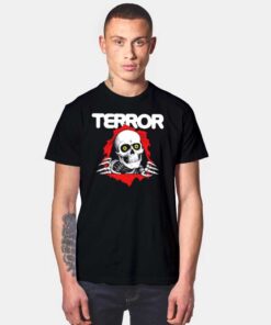 Terror Bones Skull Band T Shirt