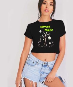 The Addams Family Horror Movie Crop Top Shirt