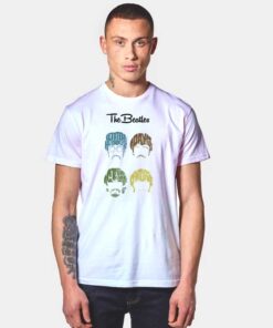 The Beatles Cartoon Head Band T Shirt
