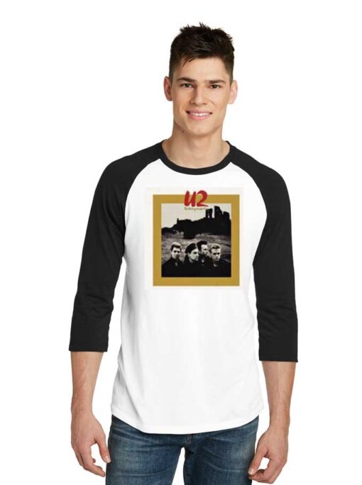 The Unforgettable Fire U2 Band Logo Raglan Tee