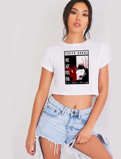 Tokyo Ghoul The Two Side Face Crop Top Shirt