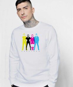 Vintage Colorful Ladytron Band Sweatshirt