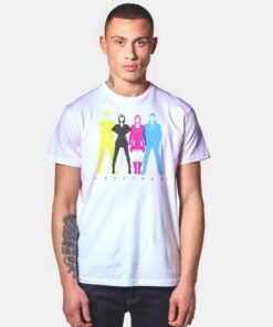 Vintage Colorful Ladytron Band T Shirt