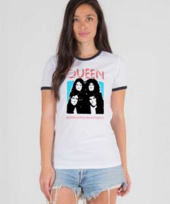 Vintage Queen Bohemian Rhapsody Ringer Tee