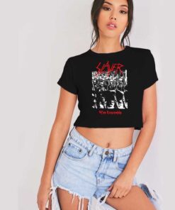 Vintage Slayer War Ensemble Crop Top Shirt