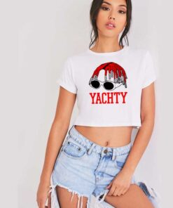 Yachty Glasses Dreadlock Hair Crop Top Shirt