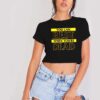 You Can Rest When You’re Dead Quote Crop Top Shirt