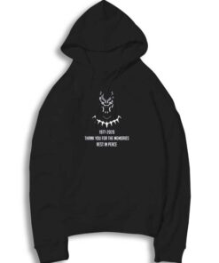 1977-2020 Wakanda Panther Rest In Peace Hoodie