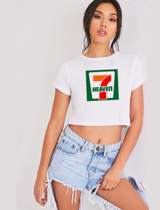 7 Heaven Parody 7 Eleven Store Crop Top Shirt