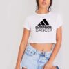 A Badass Dancer Adidas Logo Inspired Crop Top Shirt