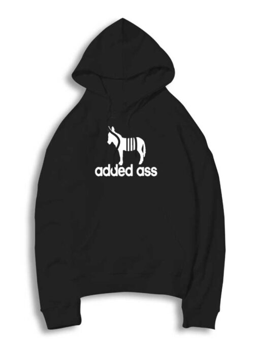 Added Ass Donkey Logo Parody Hoodie