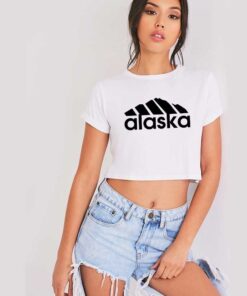 Alaska Adidas Parody Ice Mountain Crop Top Shirt