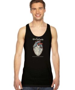 Alice In Chains Black Gives Way To Blue Heart Tank Top