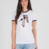 Anime Girl 7 Eleven Gundam Robot Ringer Tee