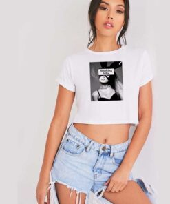 Ariana Grande Smoking Kills Bunny Girl Crop Top Shirt