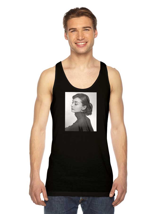 Audrey Hepburn Retro Girl Tank Top