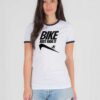 Bike Just Ride It Nike Logo Downhill Ringer Tee