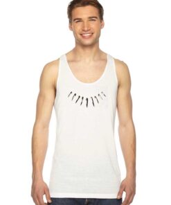 Black Panther Signature Spiked Necklace Tank Top