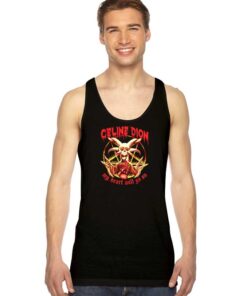 Celine Dion My Heart Will Go On Satan Tank Top