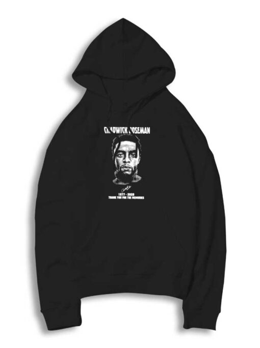Chadwick Boseman 1977-2020 Portrait Hoodie