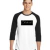 Chadwick Name Hand Signature Raglan Tee