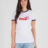 Coca-Cola Peppa Pig Head Mashup Ringer Tee