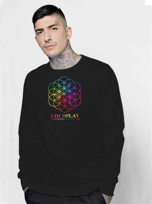 Coldplay A Head Full Of Dreams Rainbow Sweatshirt
