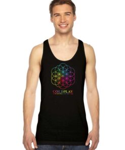 Coldplay A Head Full Of Dreams Rainbow Tank Top