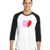 Comme Des Garcons Play X Peppa Pig Mashup Raglan Tee