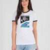 Crystal Voyager Movie Space Sea Ringer Tee