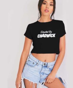 Directed By CHADWICK Black Panther Crop Top Shirt