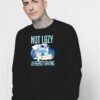 Disney Lilo & Stitch Not Lazy Energy Saving Sweatshirt