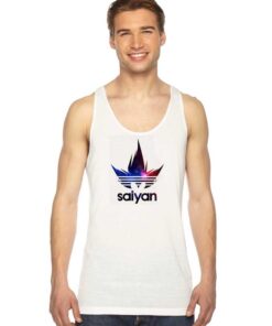 Dragonball Saiyan Hair For Adidas Tank Top