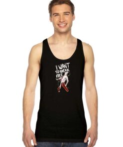 Queen I Want To Break Free Freddie Tank Top