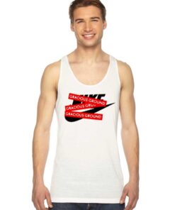 Gracious Ground Nike Red Logo Tank Top