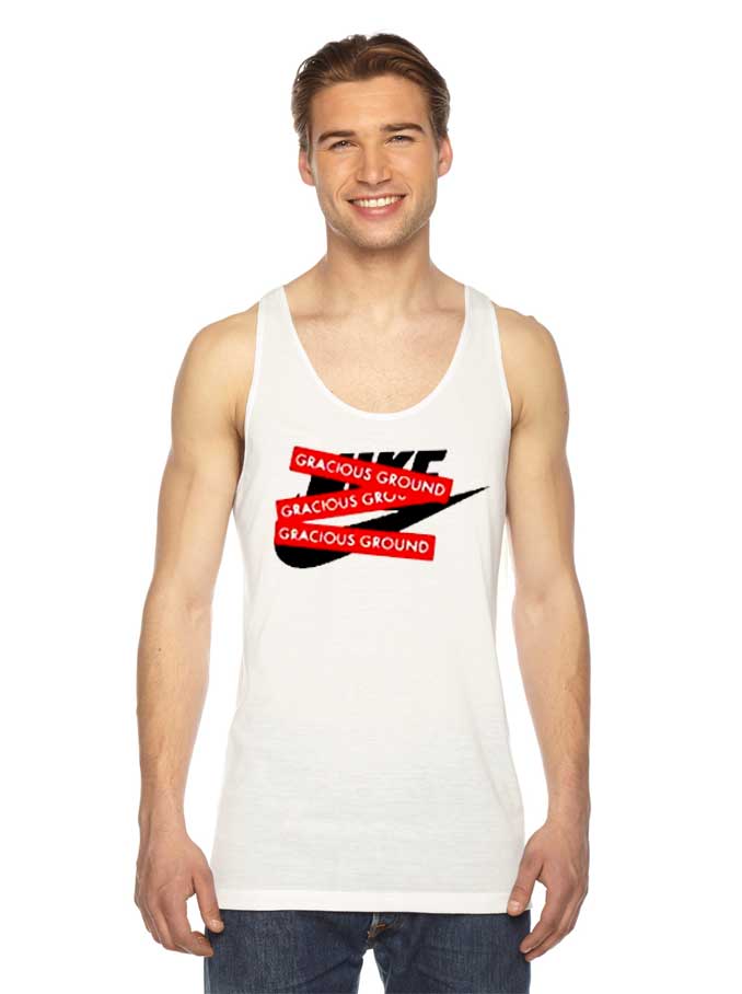 Gracious Ground Nike Red Logo Tank Top