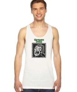 Green Day Scream Face Tank Top