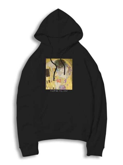 Gustav Klimt Kiss Vintage Painting Hoodie