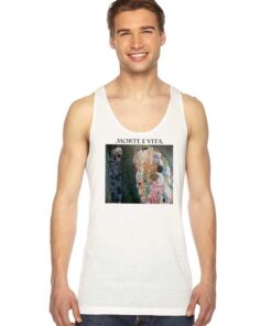 Gustav Klimt Morte E Vita Logo Tank Top
