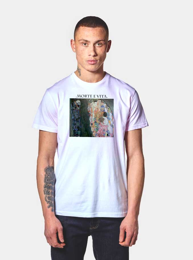 Gustav Klimt Morte E Vita T Shirt